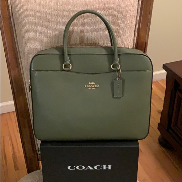 Coach Handbags - Coach Laptop Bag Briefcase Crossbody